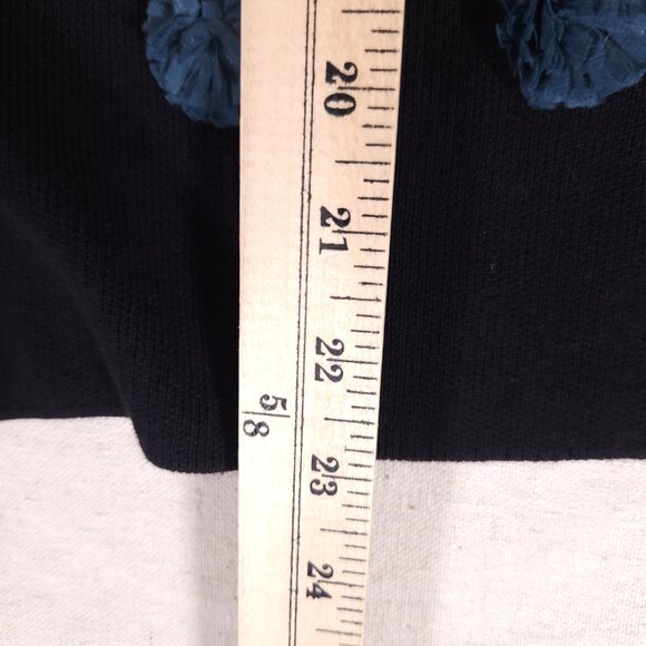 Opening Ceremony Pom Poms Pullover Sweater Womens Medium V-Neck Playful Boho - Picture 5 of 16